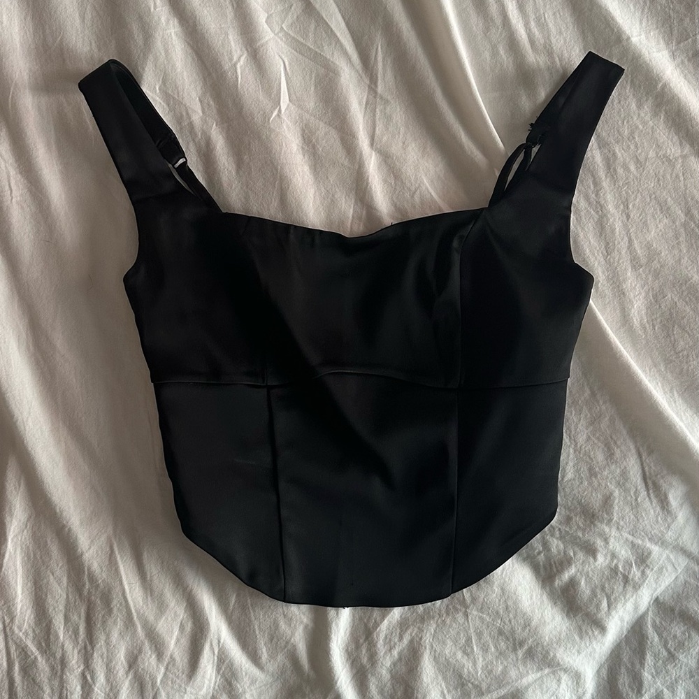 Abercrombie & Fitch Black Corset Top